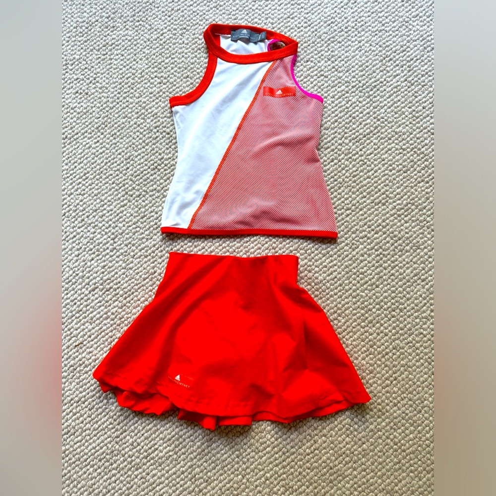Adidas by Stella McCartney girls size 6 tennis set